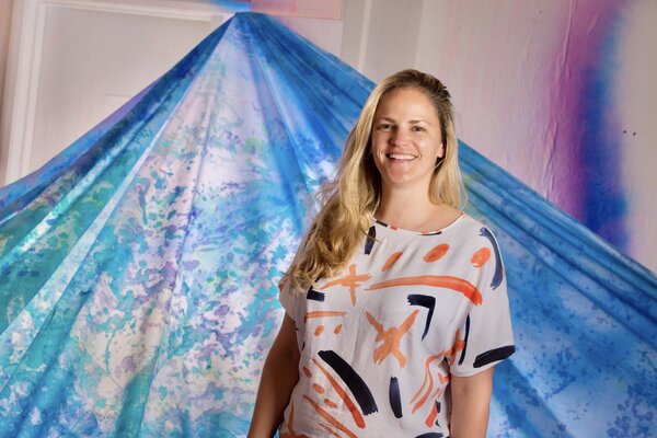 Hannah Campion in the Studio