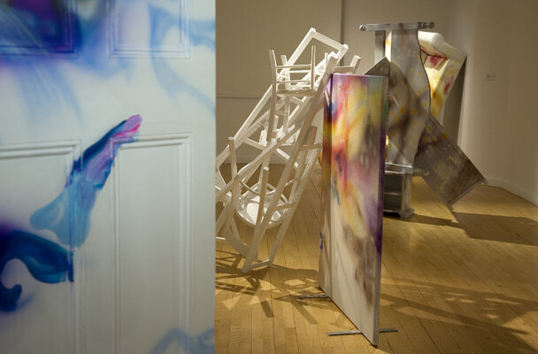 Hannah Campion in the Studio: Interspace exhibition South Shields uk