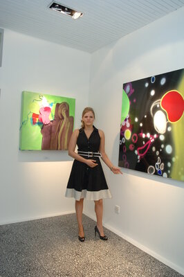 Hannah Campion in the Studio: Stream of Consciousness Exhibition Kuala Lumpur Malaysia