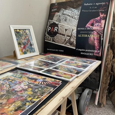 Monica Argentino in the Studio: Studio -Villaggio Globale Roma