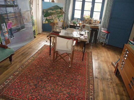 Moorland Productions (Kenneth Hay / Seetha A) in the Studio: The studio, Larroque, France