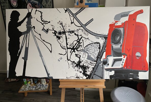 Nadine Giehl in the Studio