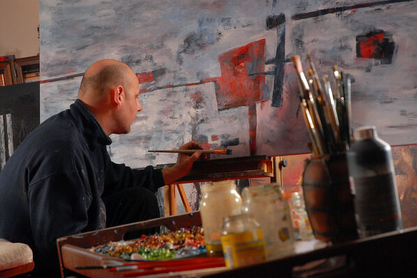 David Dvorsky in the Studio