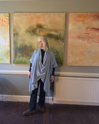 Irene Watson in the Studio