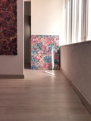 Luís Bastos in the Studio: Adding some art at my studio walls.