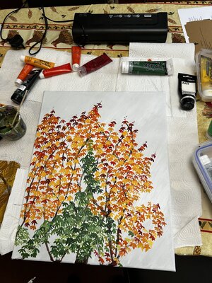 Ruth Breen in the Studio
