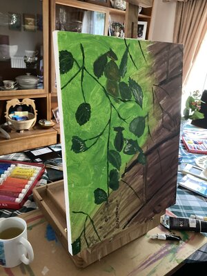 Ruth Breen in the Studio
