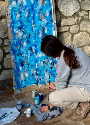 Silvana Di Vora in the Studio: Ritocchi