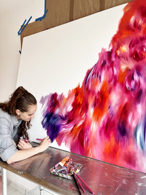Silvana Verdini in the Studio