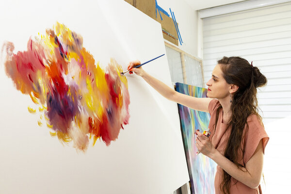 Silvana Verdini in the Studio