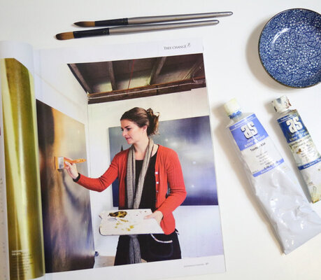 Nicola Newman in the Studio