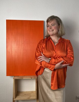 Kamila Fugowska in the Studio