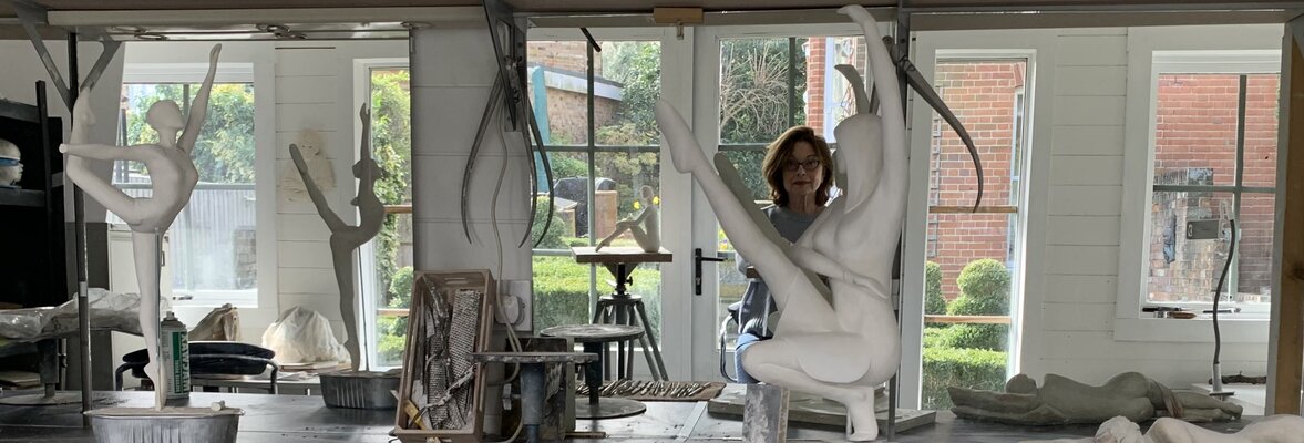 Kathy Prest in the Studio