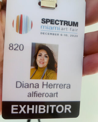 Diana Herrera in the Studio: Oficialmente parte  de Miami Spectrum Art Fair 2023
