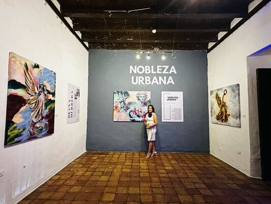 Diana Herrera in the Studio: IInaguracion  NOBLEZA URBANA 2023