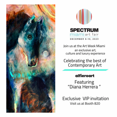Diana Herrera in the Studio: SPECTRUM Miami Art Fair 2023