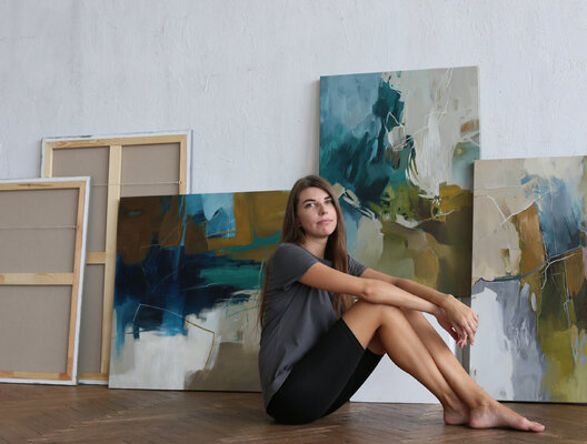 Yana Sagan in the Studio