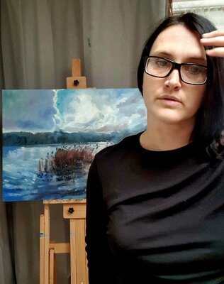 Boguslawa Bryska in the Studio: Picture
