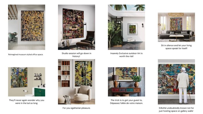 S. Bothé in the Studio: Let the masterful craftsman hand of S.Bothé reimagine your home , office, or business. Message Singulart for inquiries.