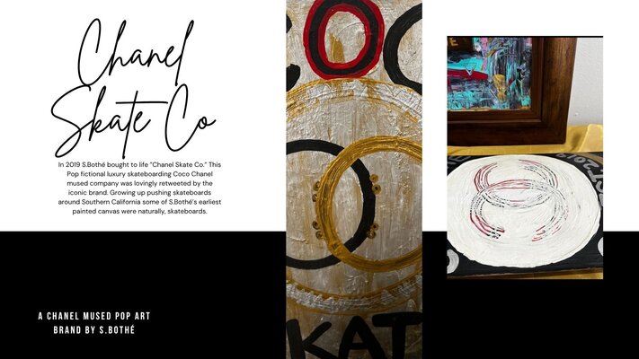 S. Bothé in the Studio: Chanel Skate Company mused by S.Bothé  Skateboard Chic, from the runway to the streets. This collection is the ‘started from the bottom, no we here!’ personifier.