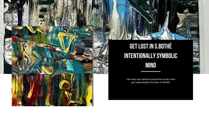 S. Bothé in the Studio: Create a S.Bothé theme night and watch amazed as your guest search deep within these canvases for the unyielding details of the times we are living.