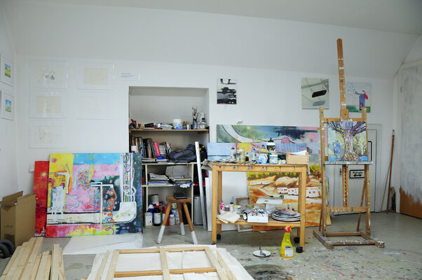 Thomas Anton Stribick in the Studio: Mein Atelier