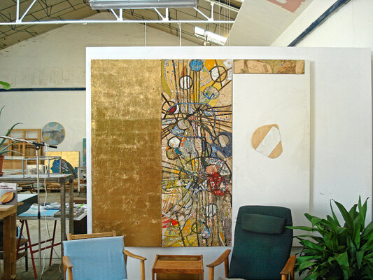IGNACIO KLINDWORTH in the Studio: Estudio en Arganda del Rey, Madrid. España.
