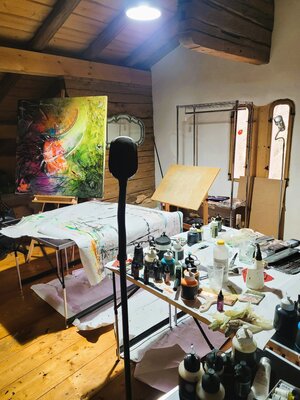 Gudrun Dapont in the Studio: Im Atelier