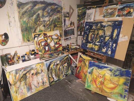 Wolfgang Stocker in the Studio: studioauktion