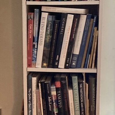 Jeri Griffith in the Studio: Art books