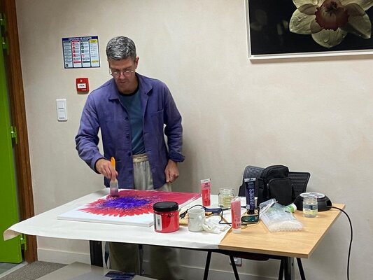 Mikel Richard in the Studio