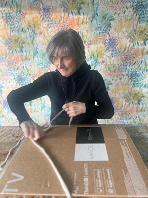 Susanna Clarino im Studio