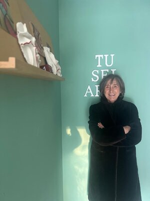 Susanna Clarino im Studio