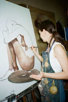 Kateryna Panko in the Studio