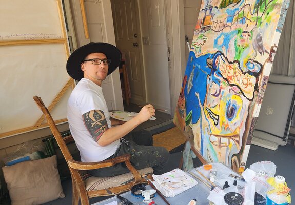 Miroslav de la Torre Kozorez in the Studio: 2026 Orlando,  USA.