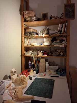 yves minssart in the Studio