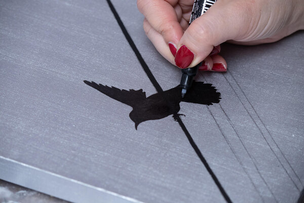 Ana Hercigonja Gutschy in the Studio: The making of Birds and wires 6