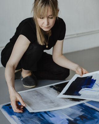 Mareike Böhmer in the Studio