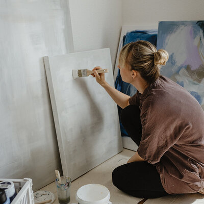 Mareike Böhmer in the Studio