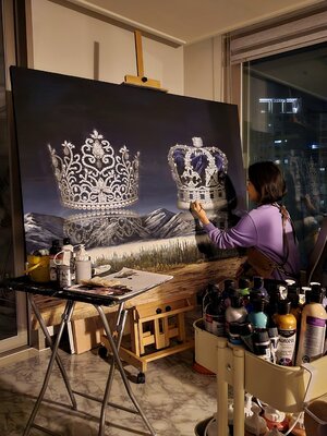 Yejin Shin in the Studio