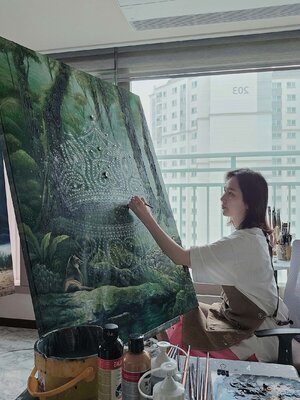 Yejin Shin in the Studio
