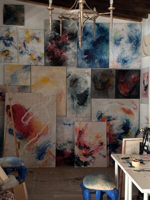 Nataliia Chebarkova in the Studio