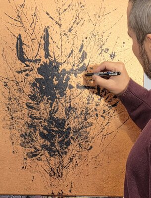 Ricardo Torres Martín in the Studio