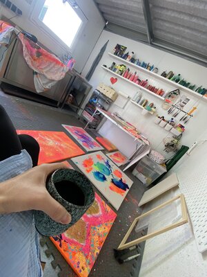 Sophie Friederichs in the Studio