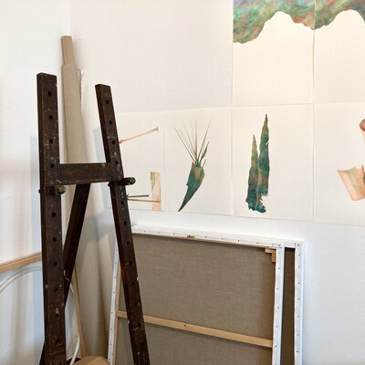 Micol Magni in the Studio: Un angolo del mio studio