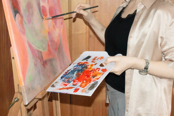 Natalie Yurpal in the Studio