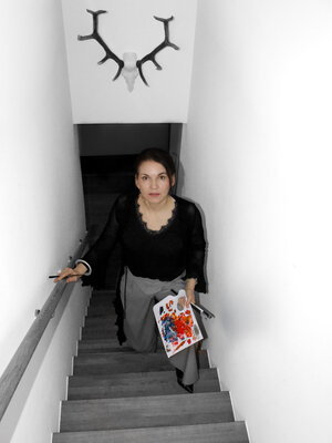 Natalie Yurpal in the Studio