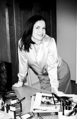 Natalie Yurpal in the Studio
