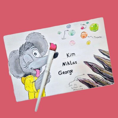 Kim Niklas George in the Studio