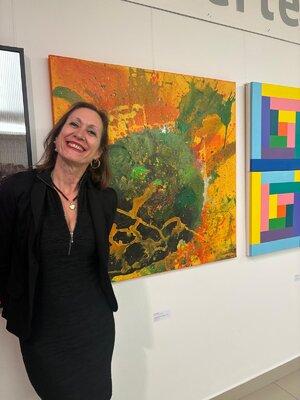 Allegra Wagner in the Studio: Künstlerhofschau im Steiermarkhof 2025